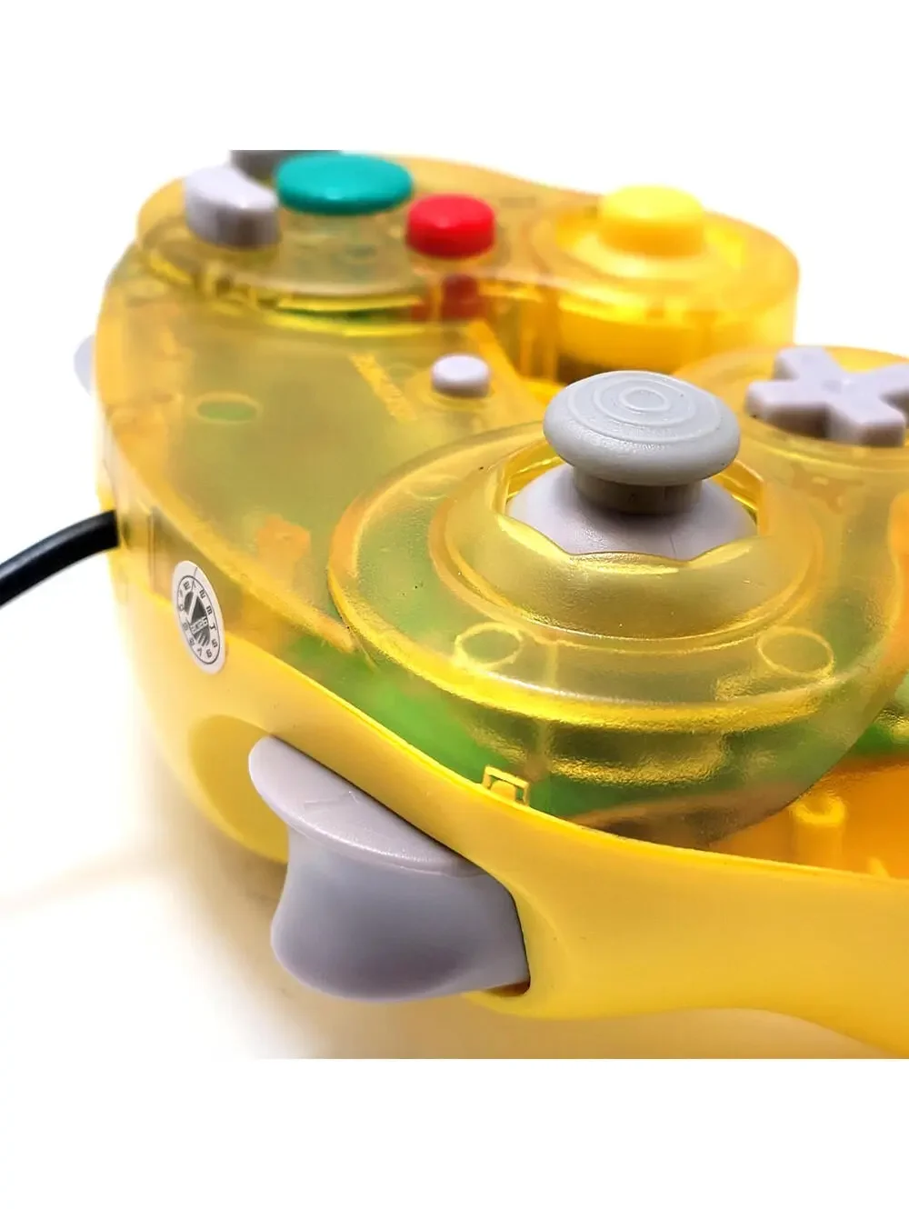 Nintendo GameCube Controller Game Pad For NGC - Wii - Yellow & Clear Yellow